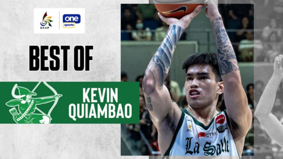 Kevin Quiambao’s standout plays for DLSU in UAAP Season 87 | UAAP Highlights
